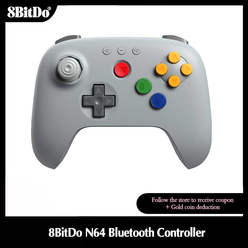 8BitDo Gray N64 Bluetooth Cont - Board Game Android recension och pris